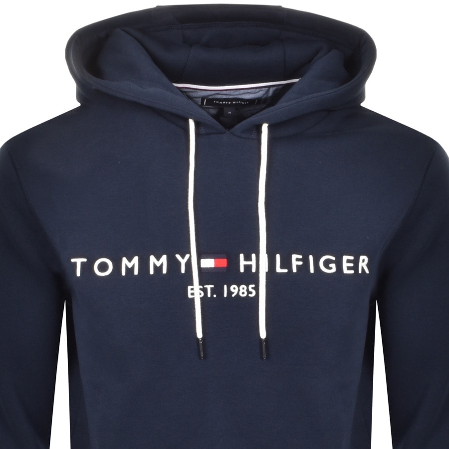Alternative Image for ProductTommy Hilfiger Logo Pullover Hoodie Navy2